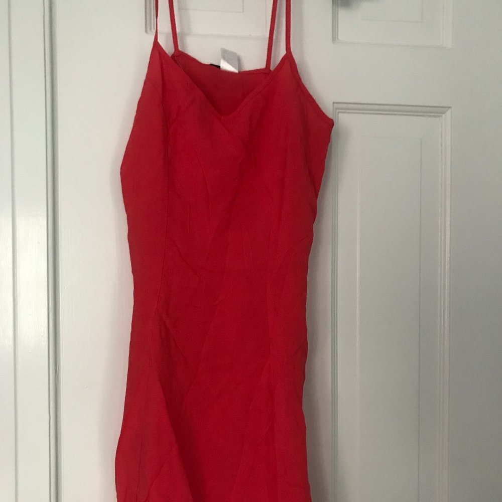 RED day dress- NEVER WORN
